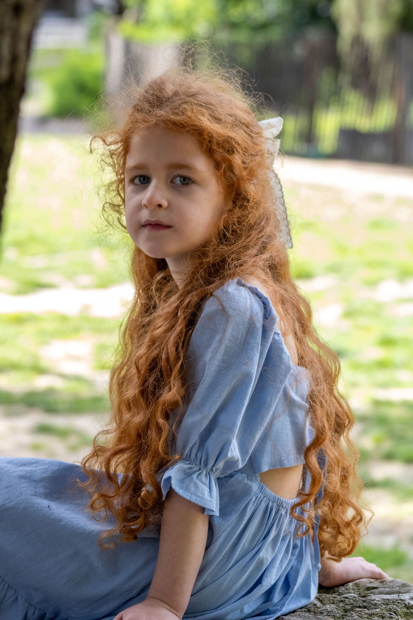 Robe bleu ciel