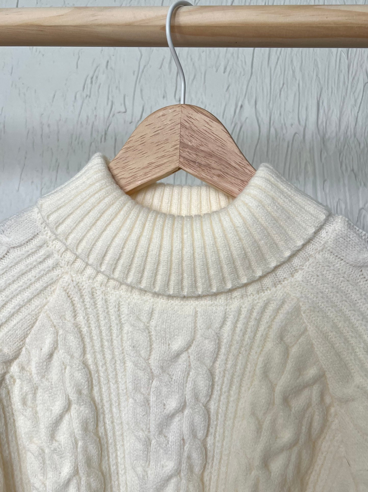 Pull col roulé