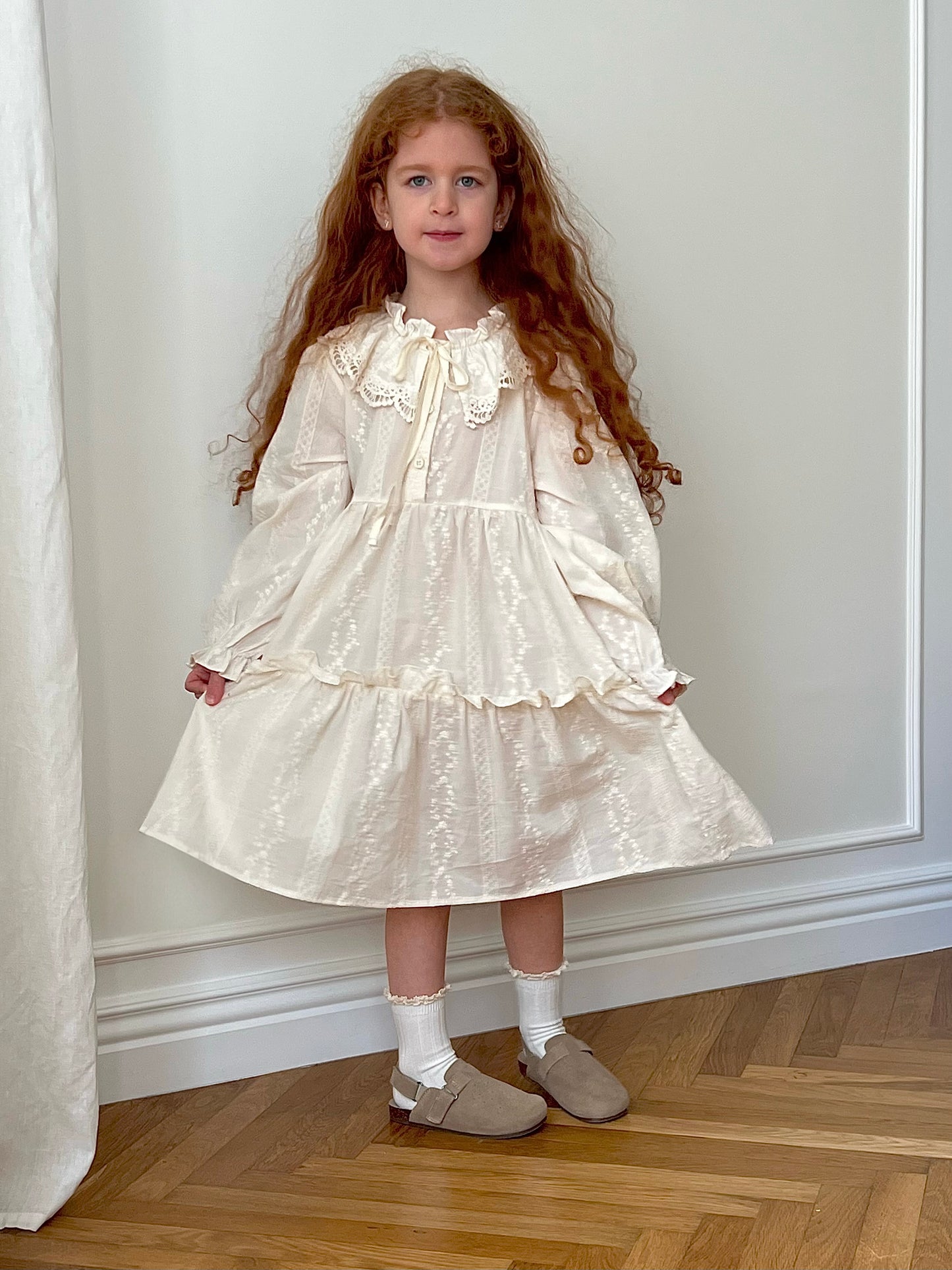 Robe bohème en dentelle