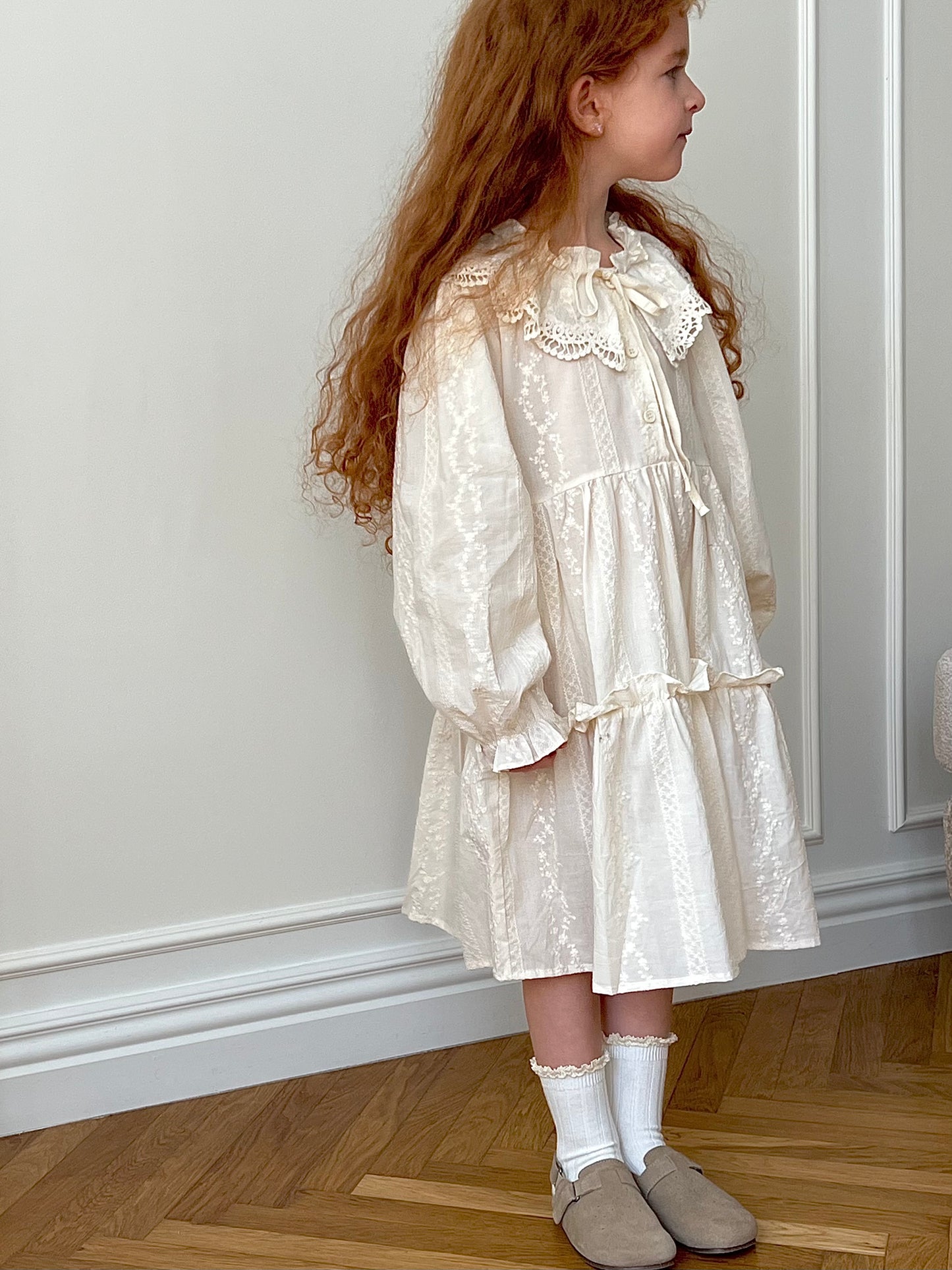 Robe bohème en dentelle
