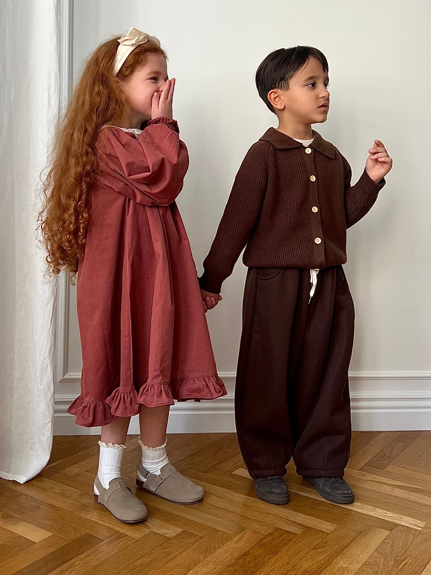 Robe vintage à col Claudine