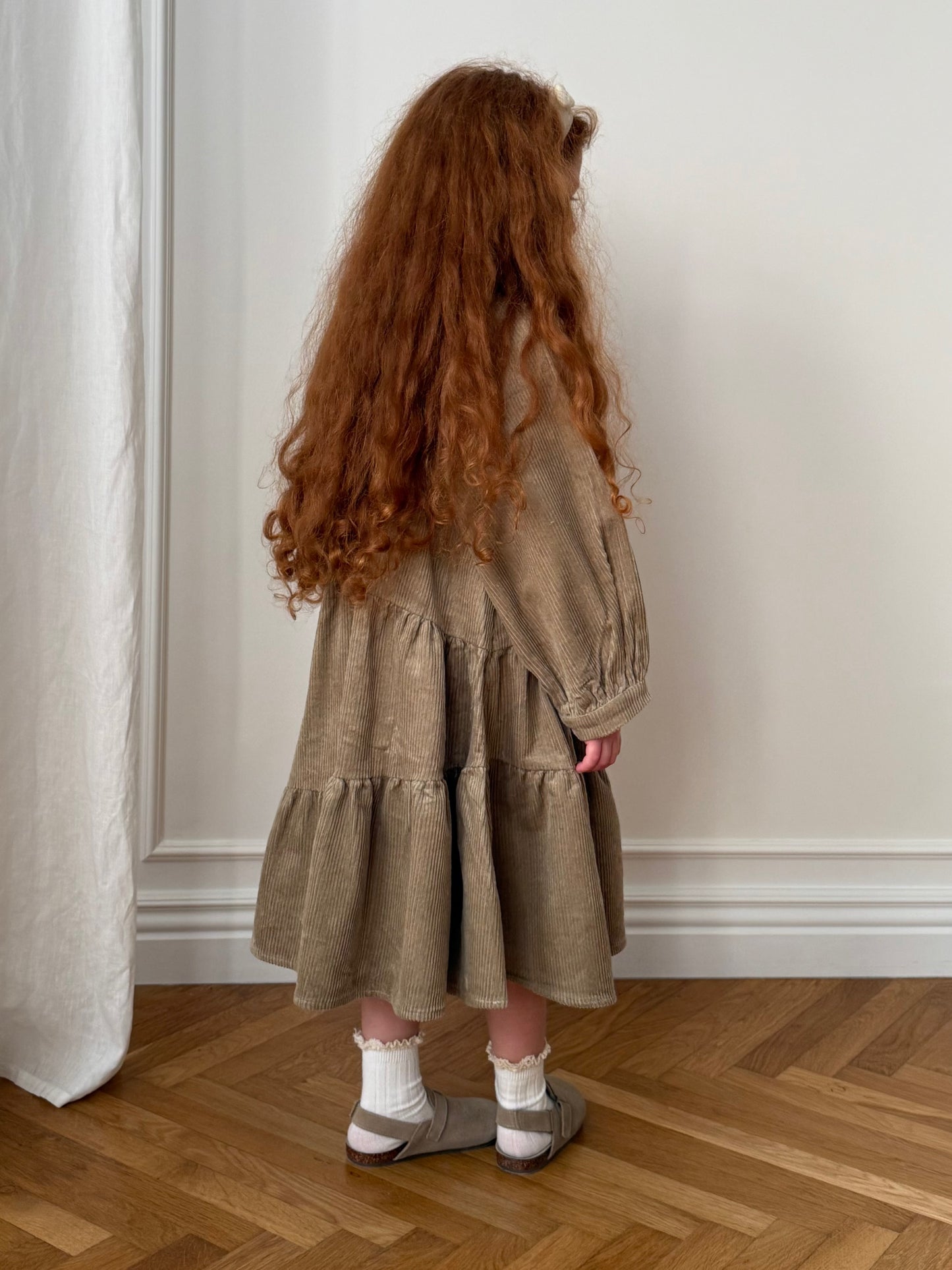 Robe côtelé velours