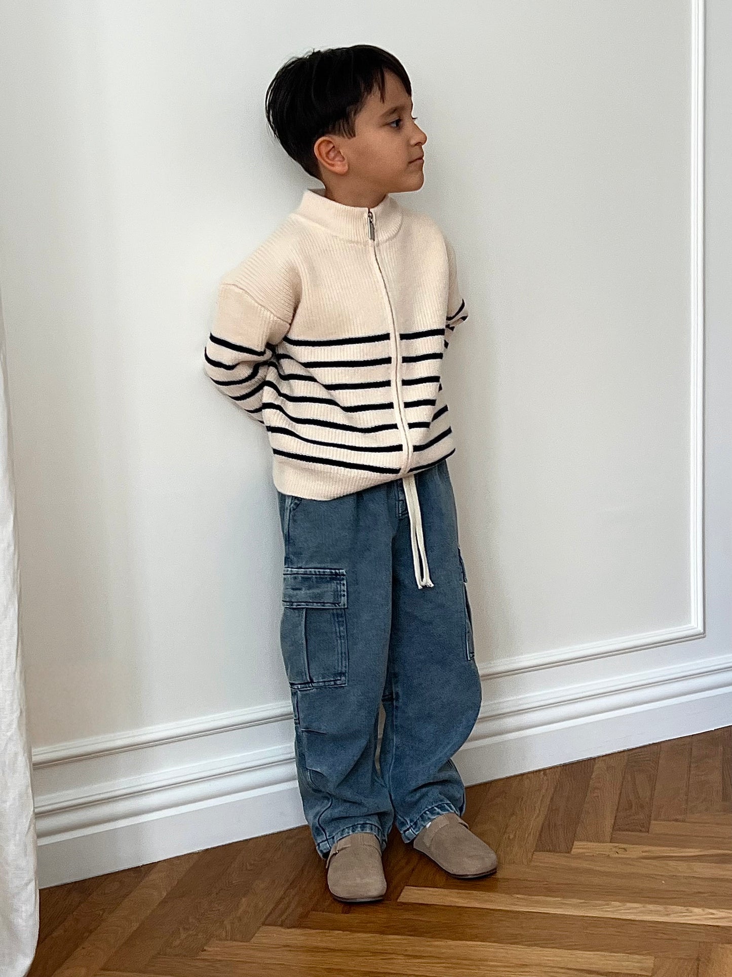 Gilet zippé en maille