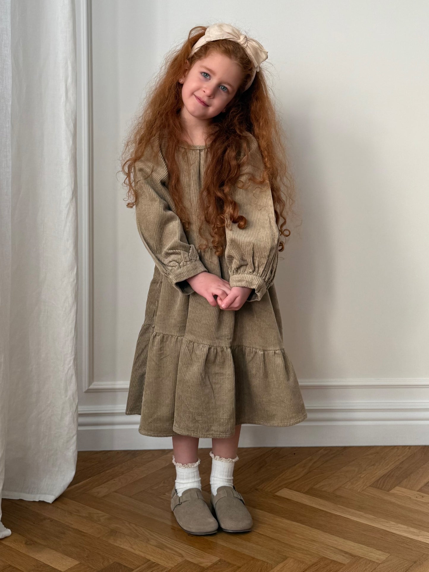 Robe côtelé velours