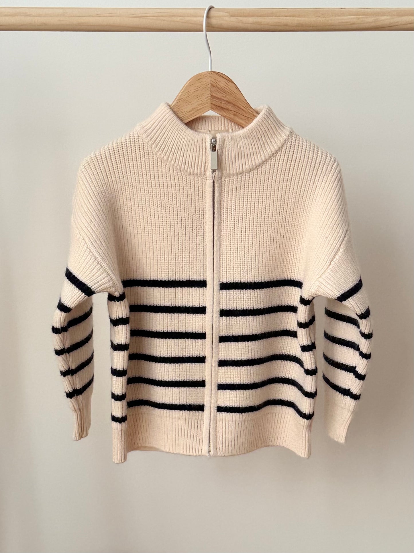 Gilet zippé en maille