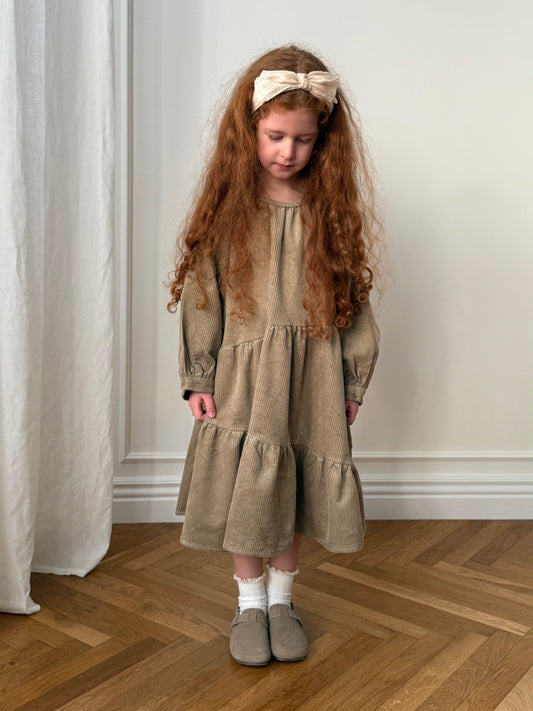 Robe côtelé velours